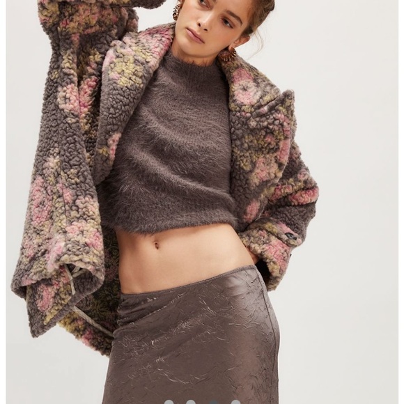 Free People Bali Sweet Attractions Jacket Teddy Sherpa Jacket M - Picture 3 of 4